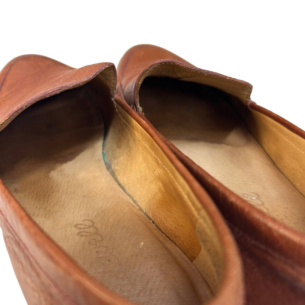 Madewell Francis Loafer Women's 5.5 Brown Leather H2419 Classic Style $148 - Picture 7 of 11